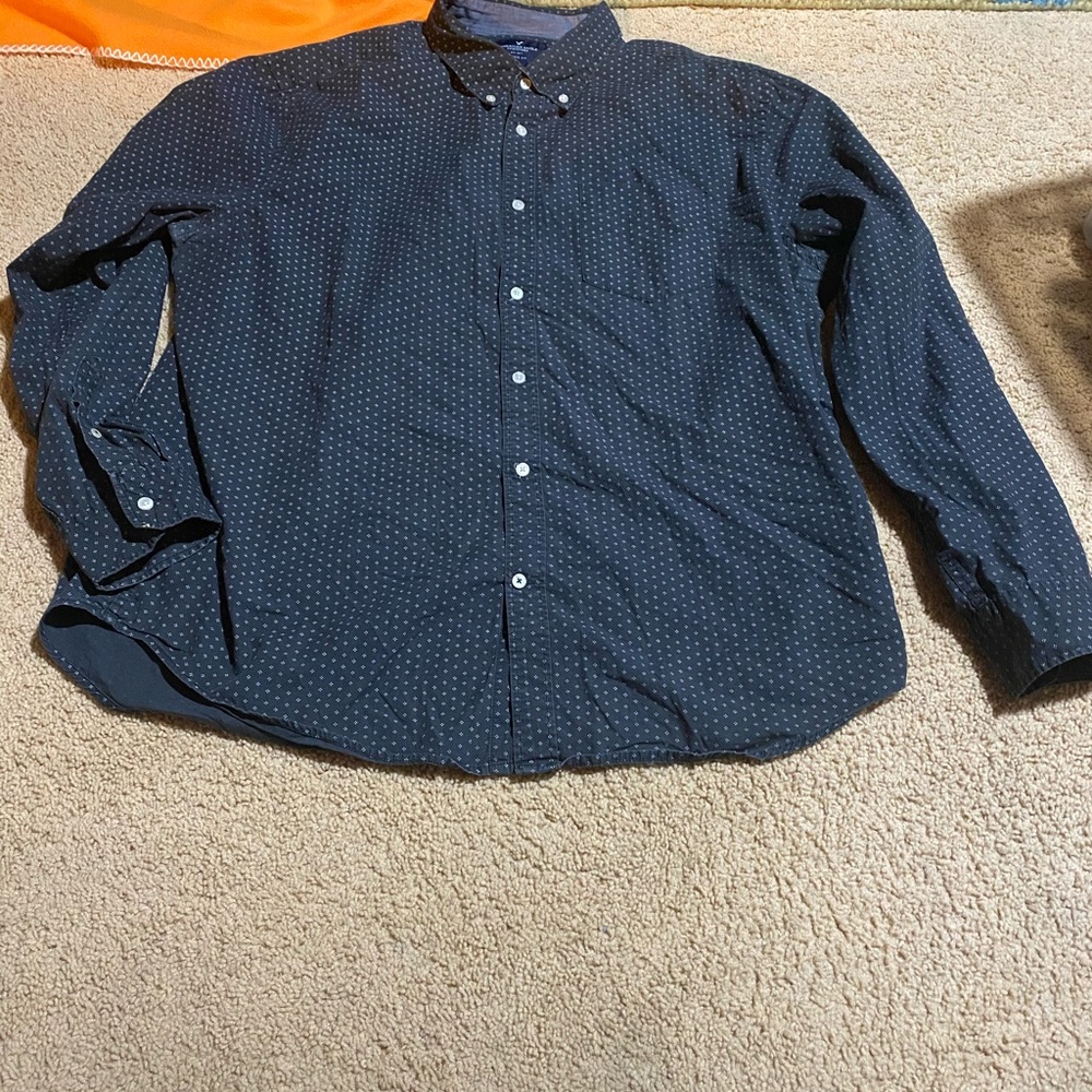 American Eagle Button Down Collar LS Shirt XXL